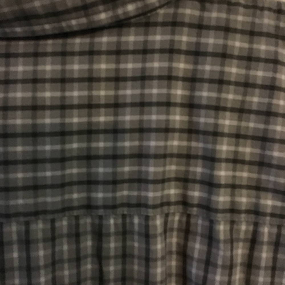 Wrangler Gray Check Button Up. Xlarge - image 4